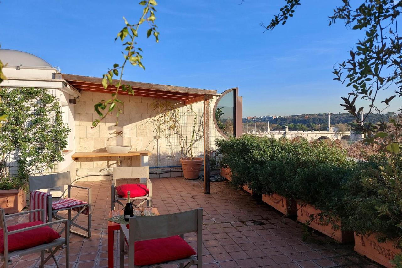 Beautiful Loft In Ponte Milvio With Terrace Apartment Roma Exterior foto