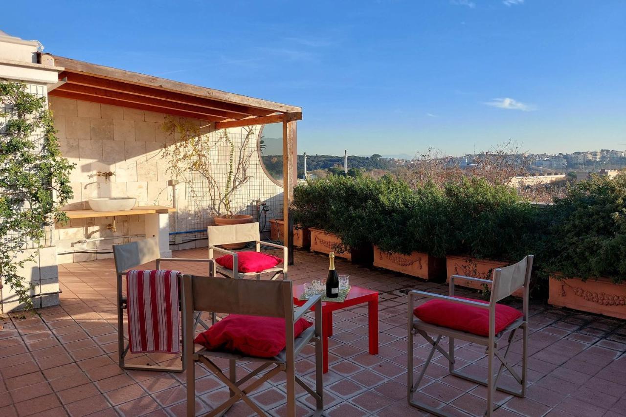 Beautiful Loft In Ponte Milvio With Terrace Apartment Roma Exterior foto