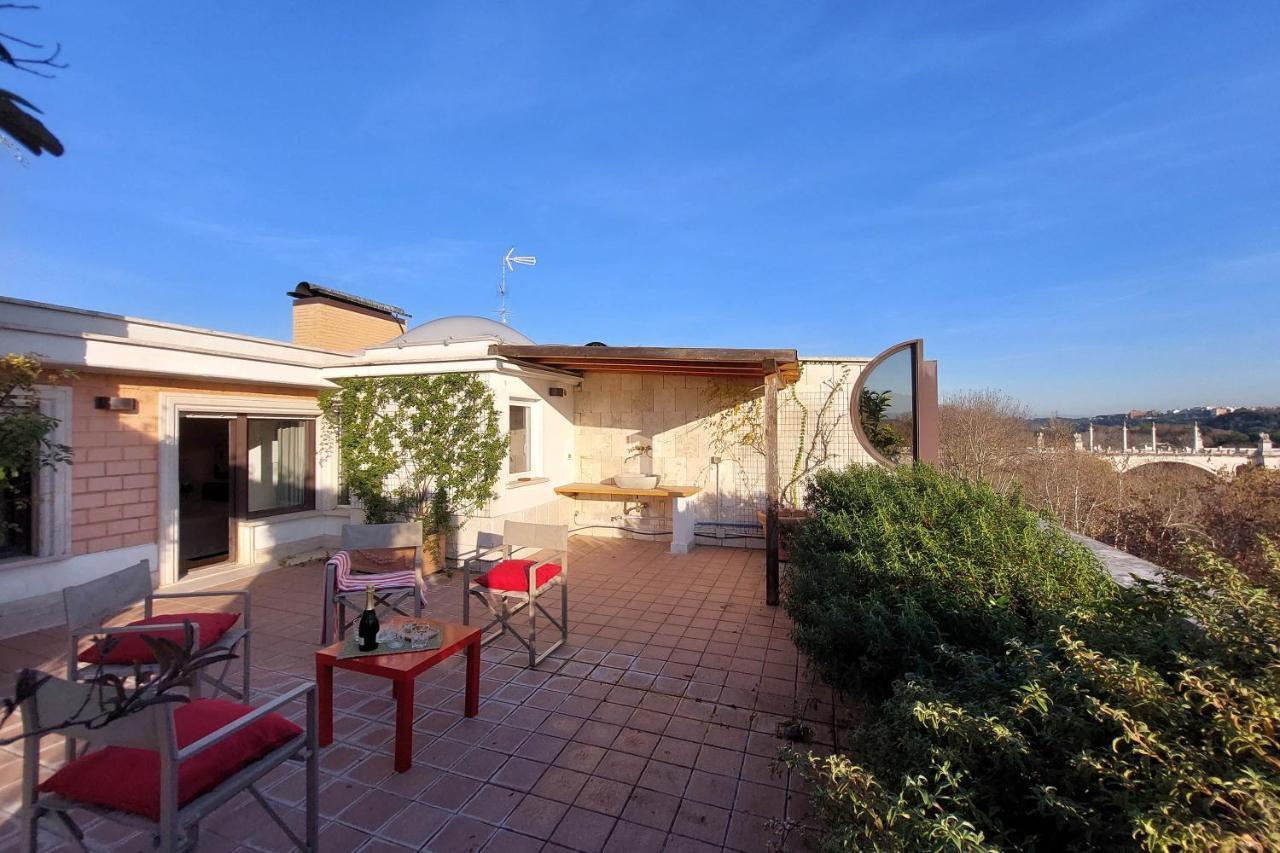 Beautiful Loft In Ponte Milvio With Terrace Apartment Roma Exterior foto
