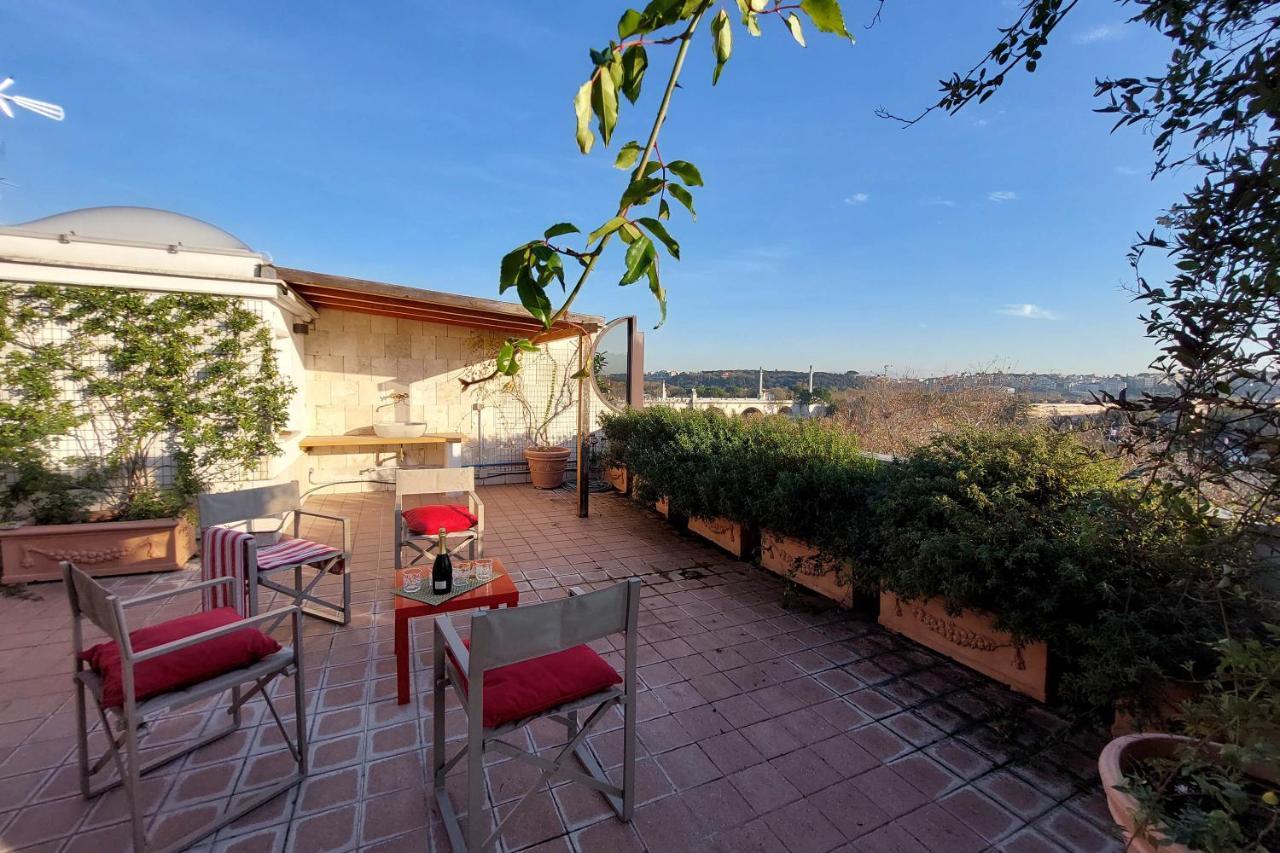 Beautiful Loft In Ponte Milvio With Terrace Apartment Roma Exterior foto