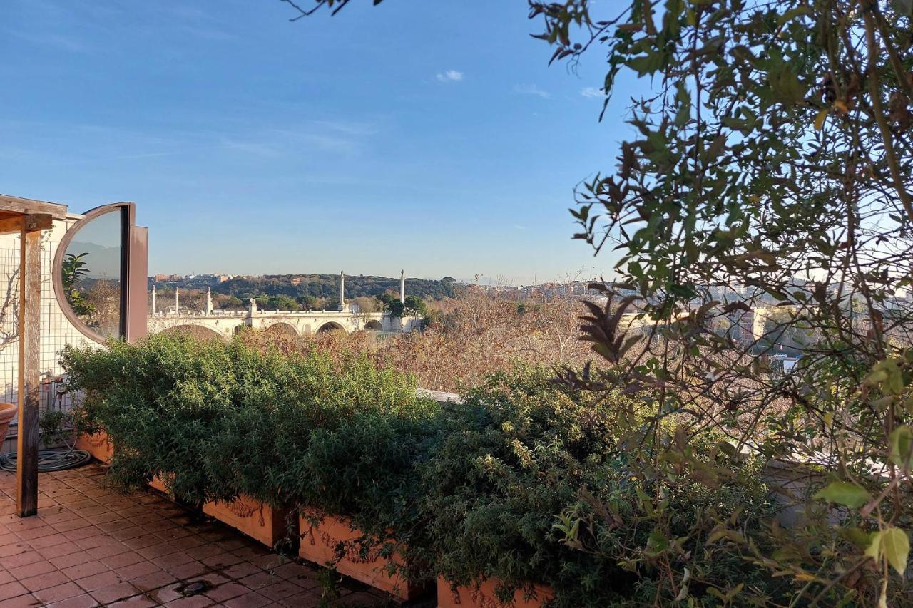 Beautiful Loft In Ponte Milvio With Terrace Apartment Roma Exterior foto
