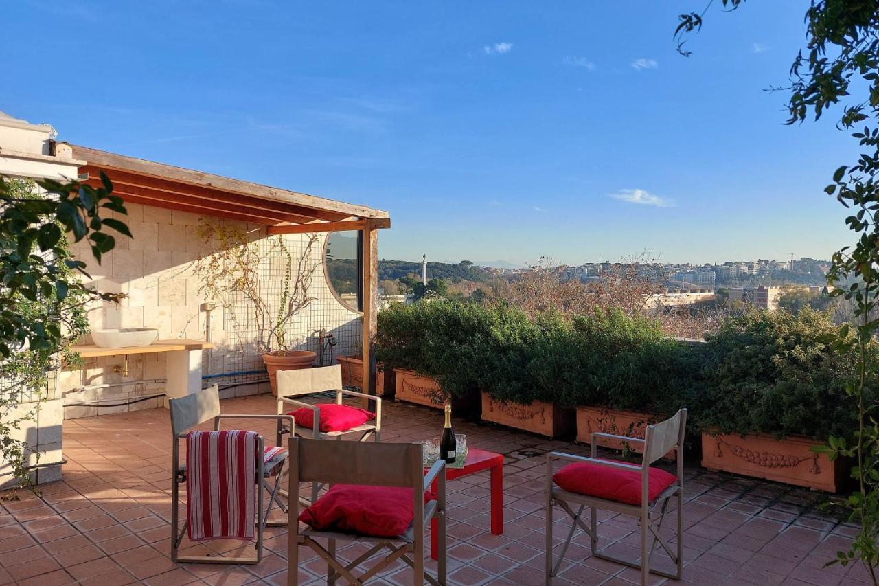 Beautiful Loft In Ponte Milvio With Terrace Apartment Roma Exterior foto