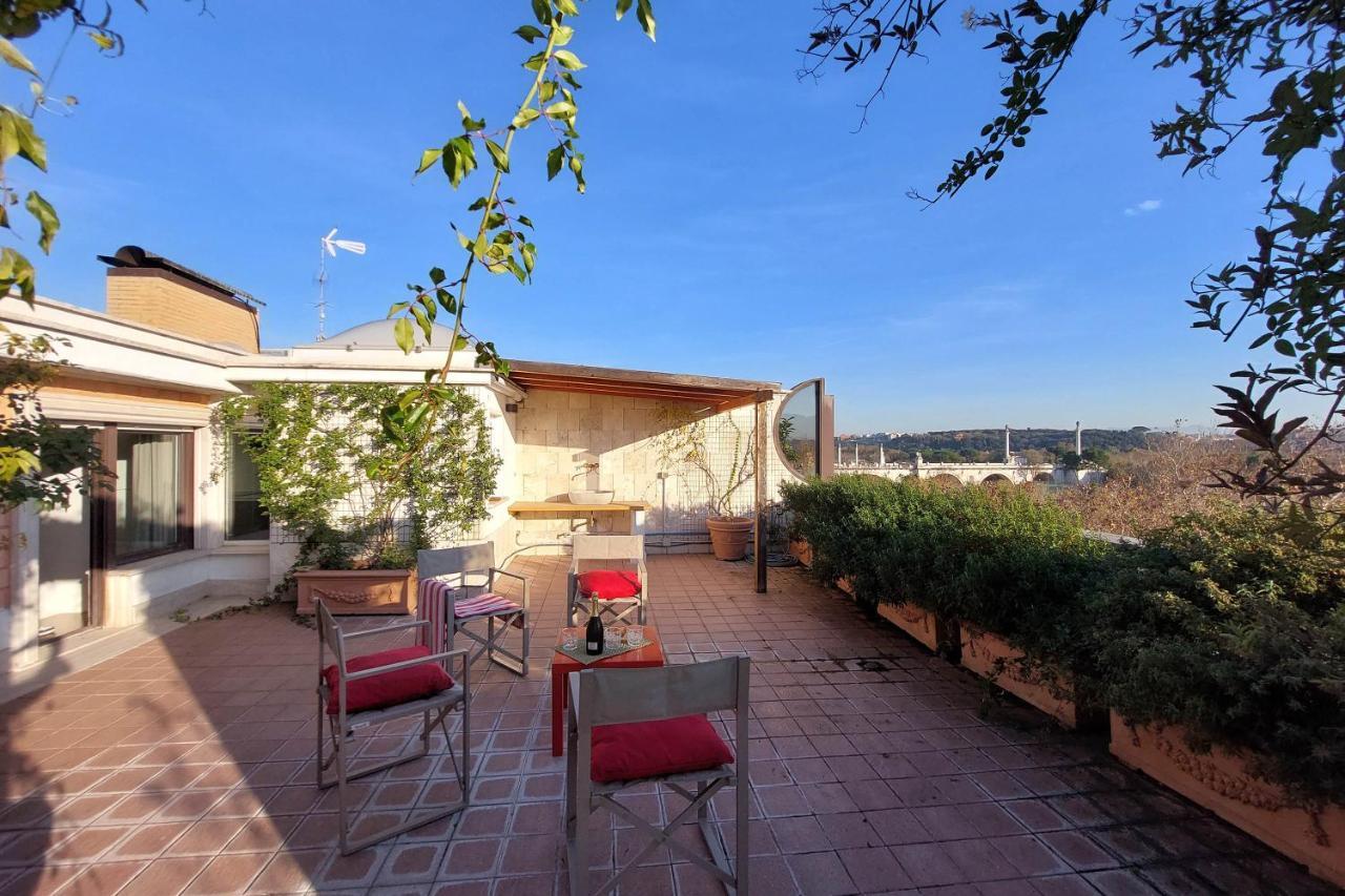 Beautiful Loft In Ponte Milvio With Terrace Apartment Roma Exterior foto