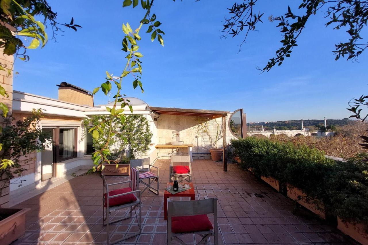 Beautiful Loft In Ponte Milvio With Terrace Apartment Roma Exterior foto