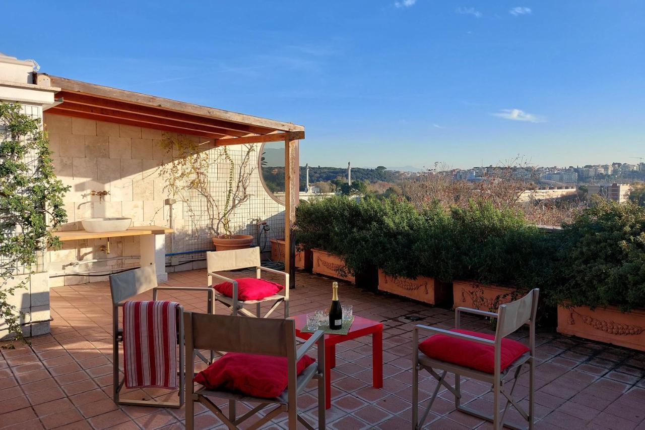 Beautiful Loft In Ponte Milvio With Terrace Apartment Roma Exterior foto