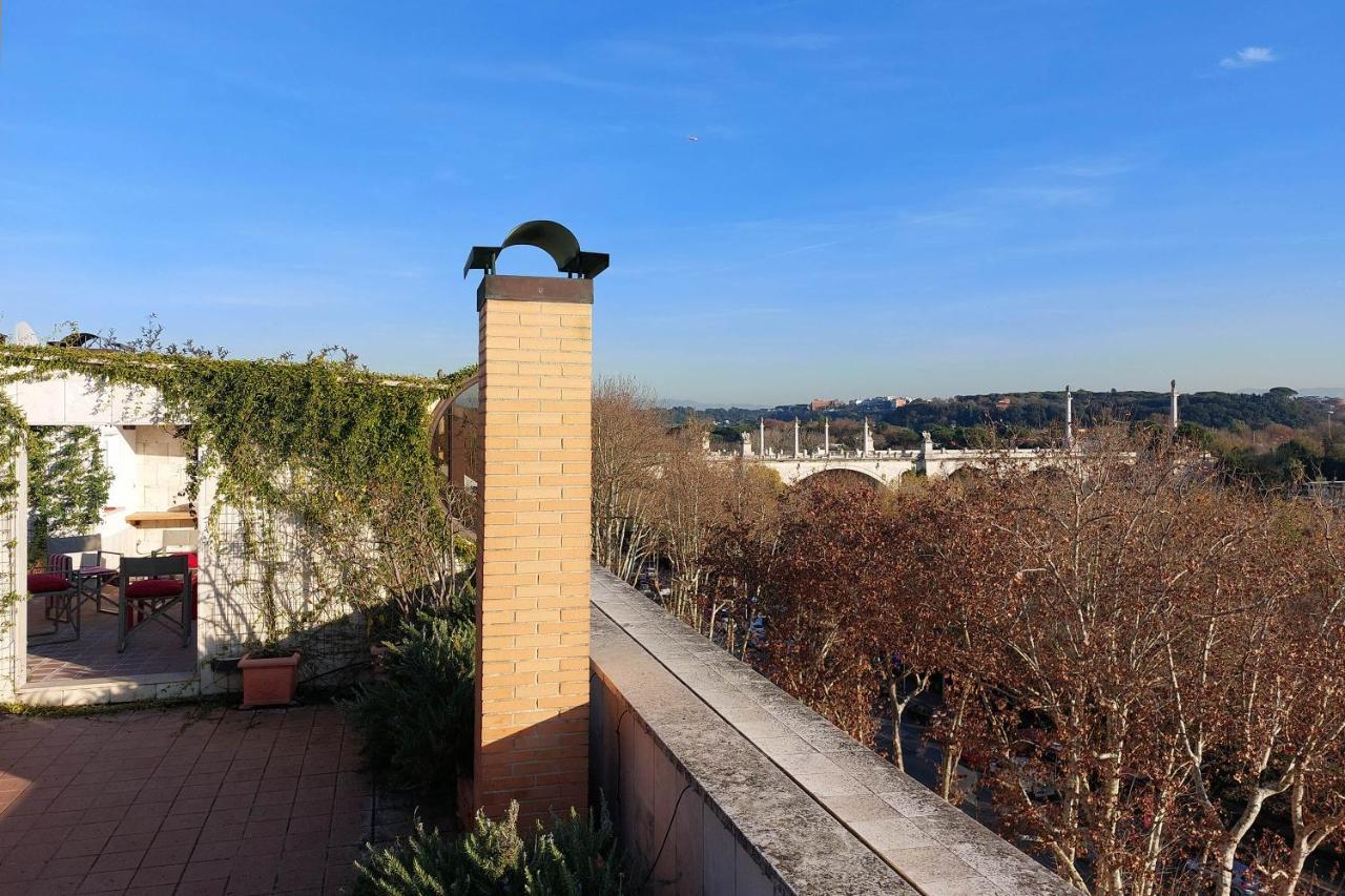 Beautiful Loft In Ponte Milvio With Terrace Apartment Roma Exterior foto